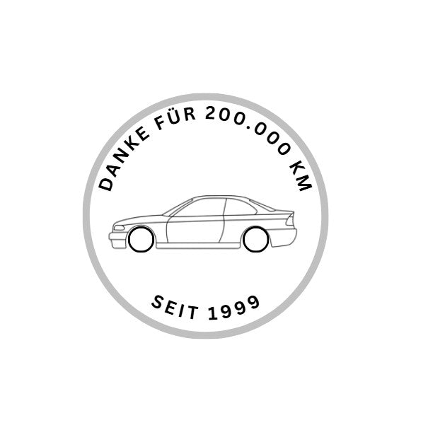 BMW E46 Coupé "Danke für 200.000 KM"