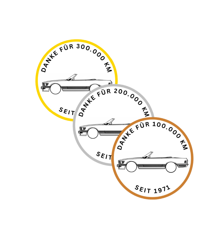 3er Pack Mercedes R107
