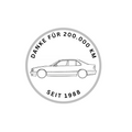 BMW E34 Limousine "Danke für 200.000 KM"