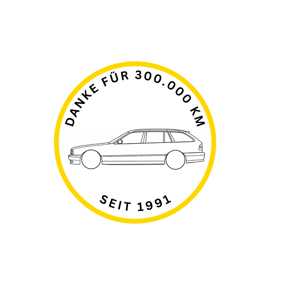 BMW E34 Touring "Danke für 300.000 KM"