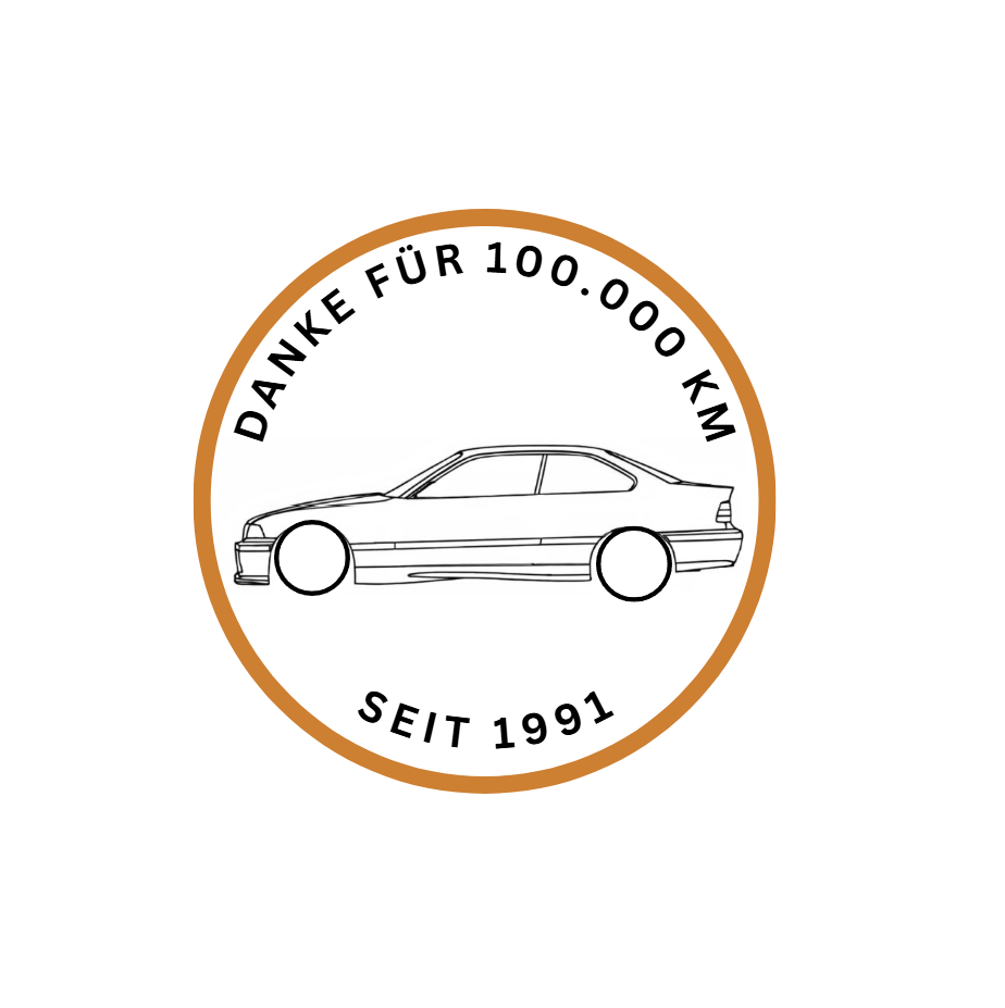 BMW E36 Coupé "Danke für 100.000 KM"