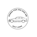 BMW E36 Limousine "Danke für 200.000 KM"