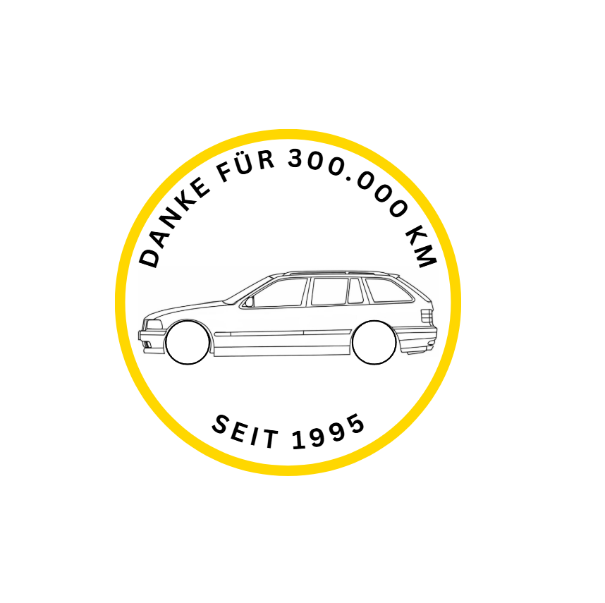 BMW E36 Touring "Danke für 300.000 KM"