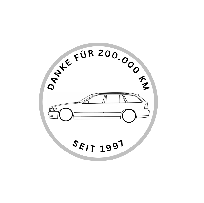 BMW E39 Touring "Danke für 200.000 KM"