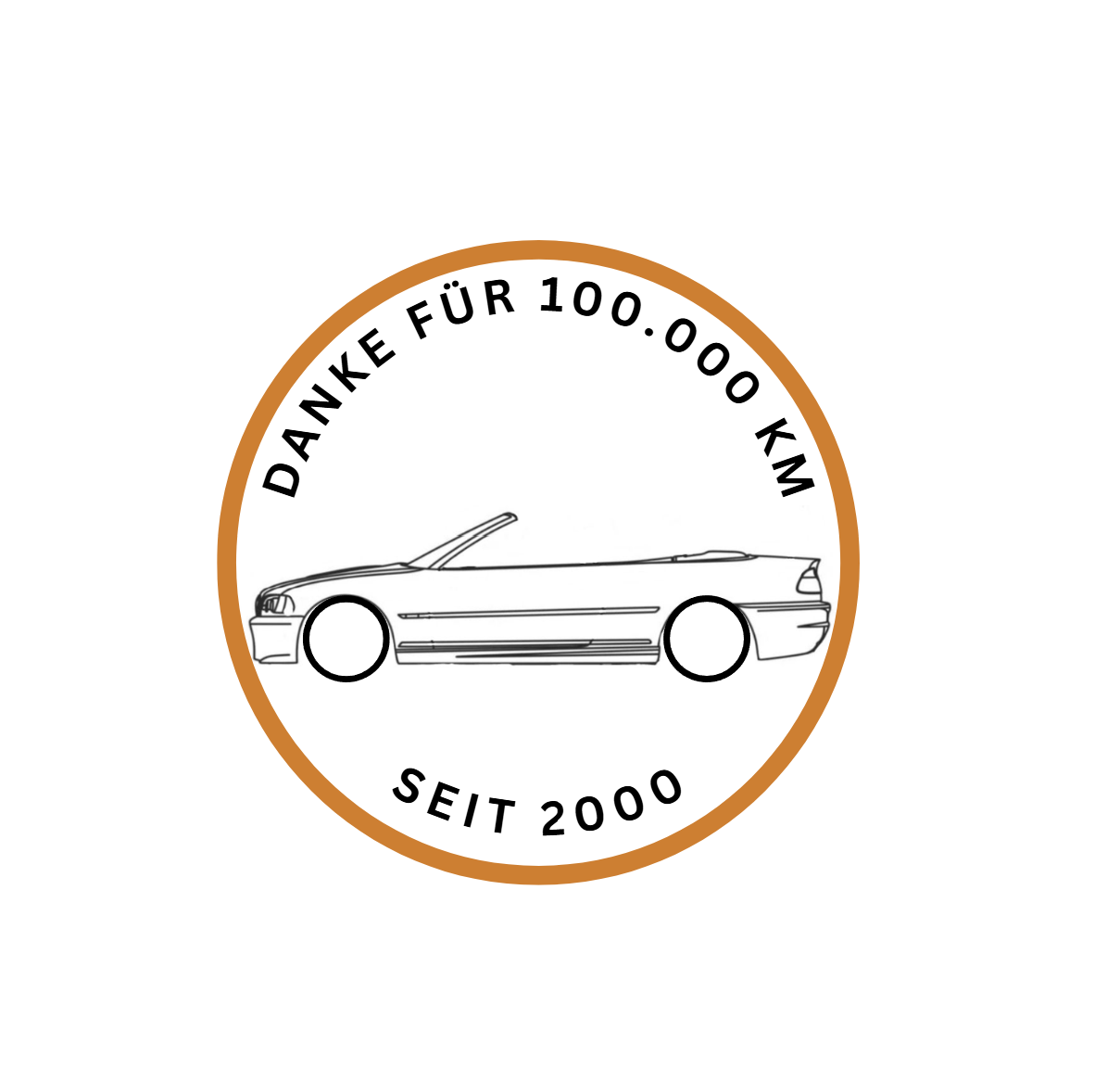 BMW E46 Cabrio "Danke für 100.000 KM"