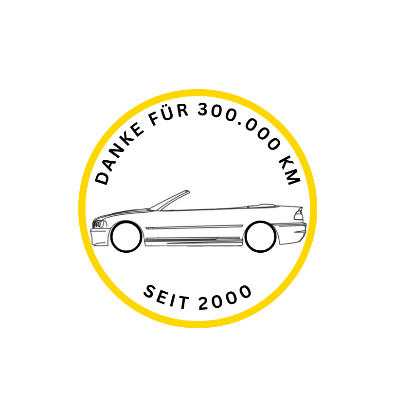 BMW E46 Cabrio "Danke für 300.000 KM"