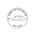 Mercedes W126 Limousine "Danke für 200.000 KM"
