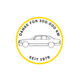 Mercedes W126 Limousine "Danke für 300.000 KM"