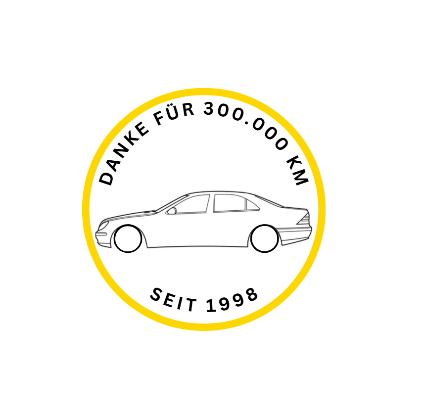 Mercedes W220 "Danke für 300.000 KM"
