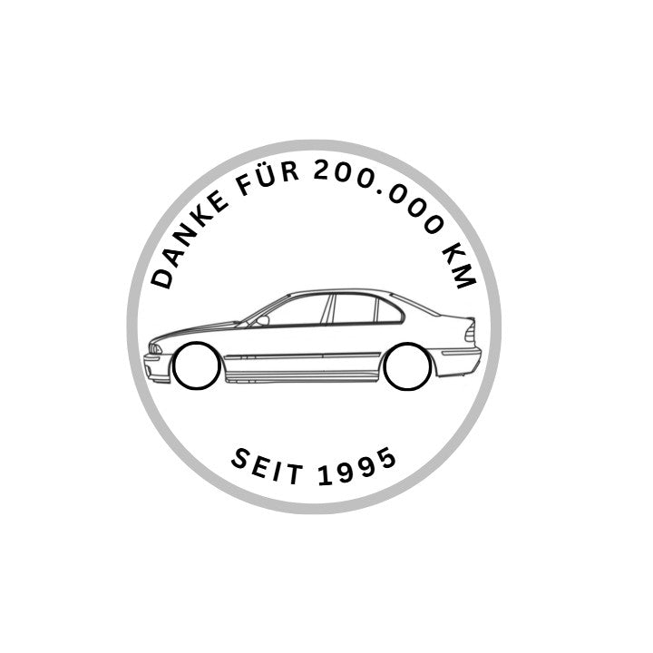 BMW E39 Limousine "Danke für 200.000 KM"